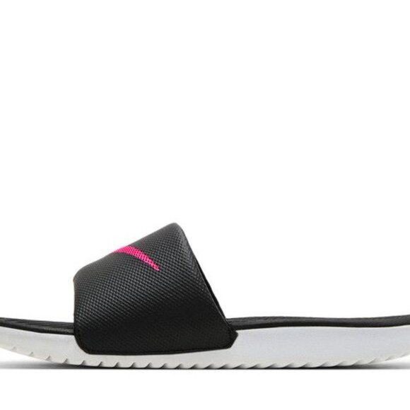 Nike Women's Black Purple Kawa Slip-On Casual Slide Sandal Size US 10 - Picture 1 of 8